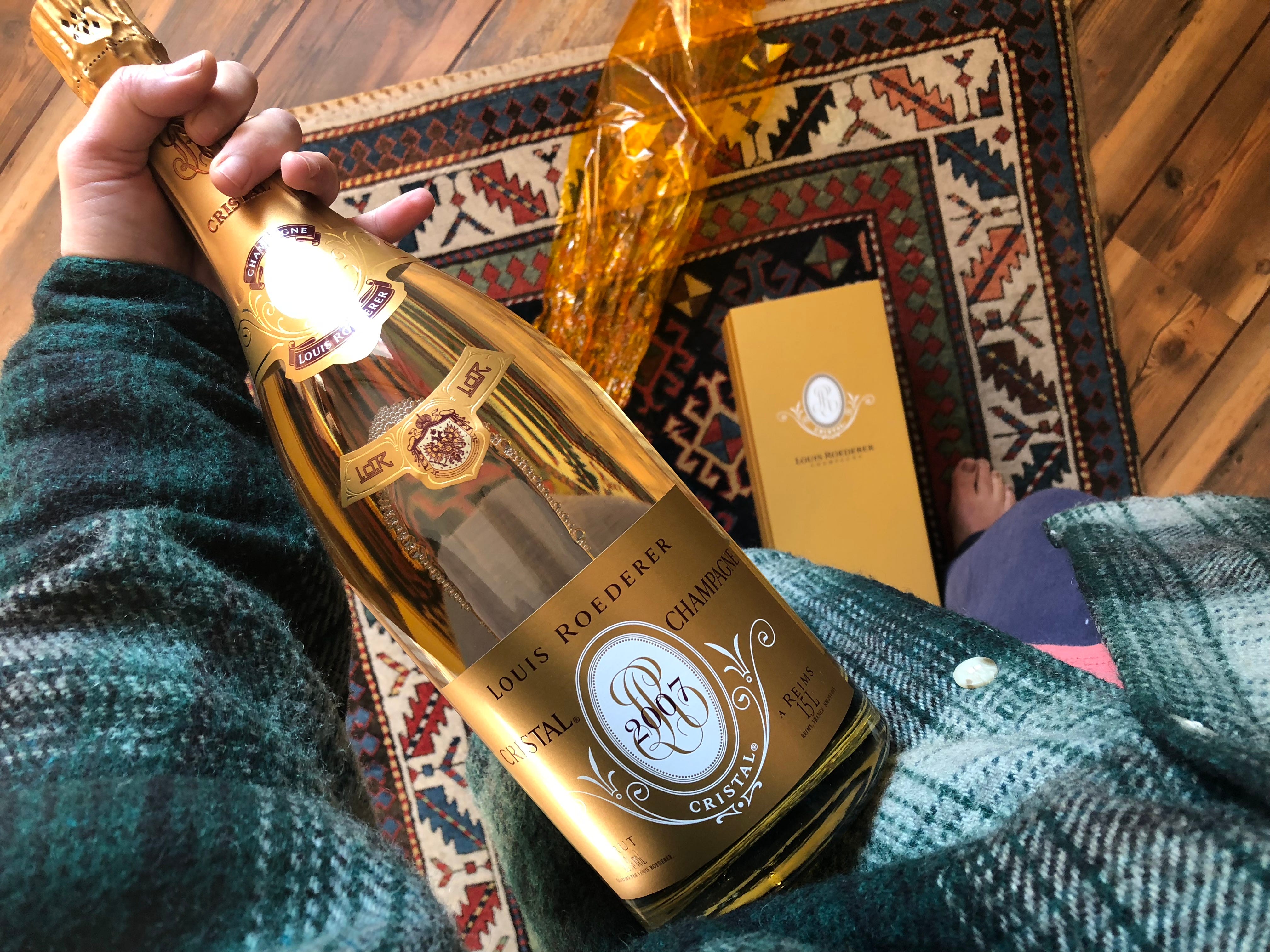 Louis Roederer Cristal 2007 ゴールドボックス Best served with yachts and caviar - Cristal 2007