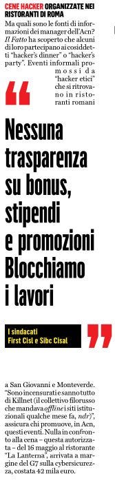 Hacker's dinner Hacker's dinner