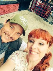 Ruth with pal Travis Aaron Wade