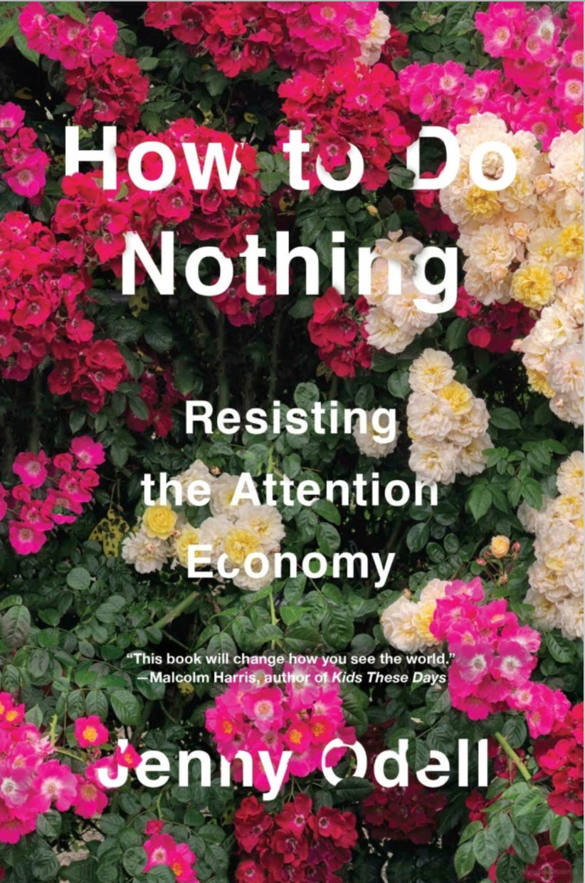 book cover: How to Do Nothing, Resisting the Attention Economy