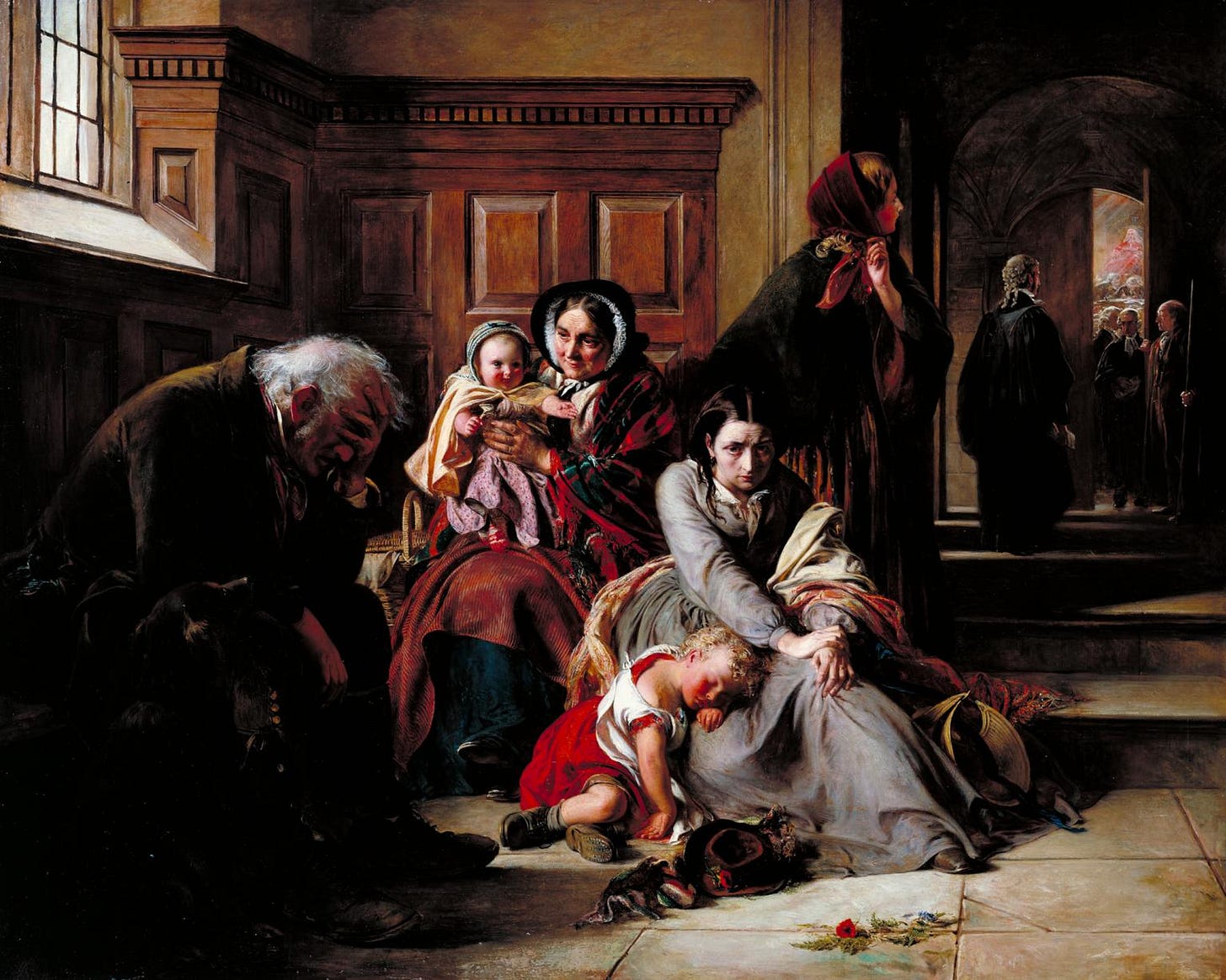 Waiting for the Verdict', Abraham Solomon, 1857 | Tate