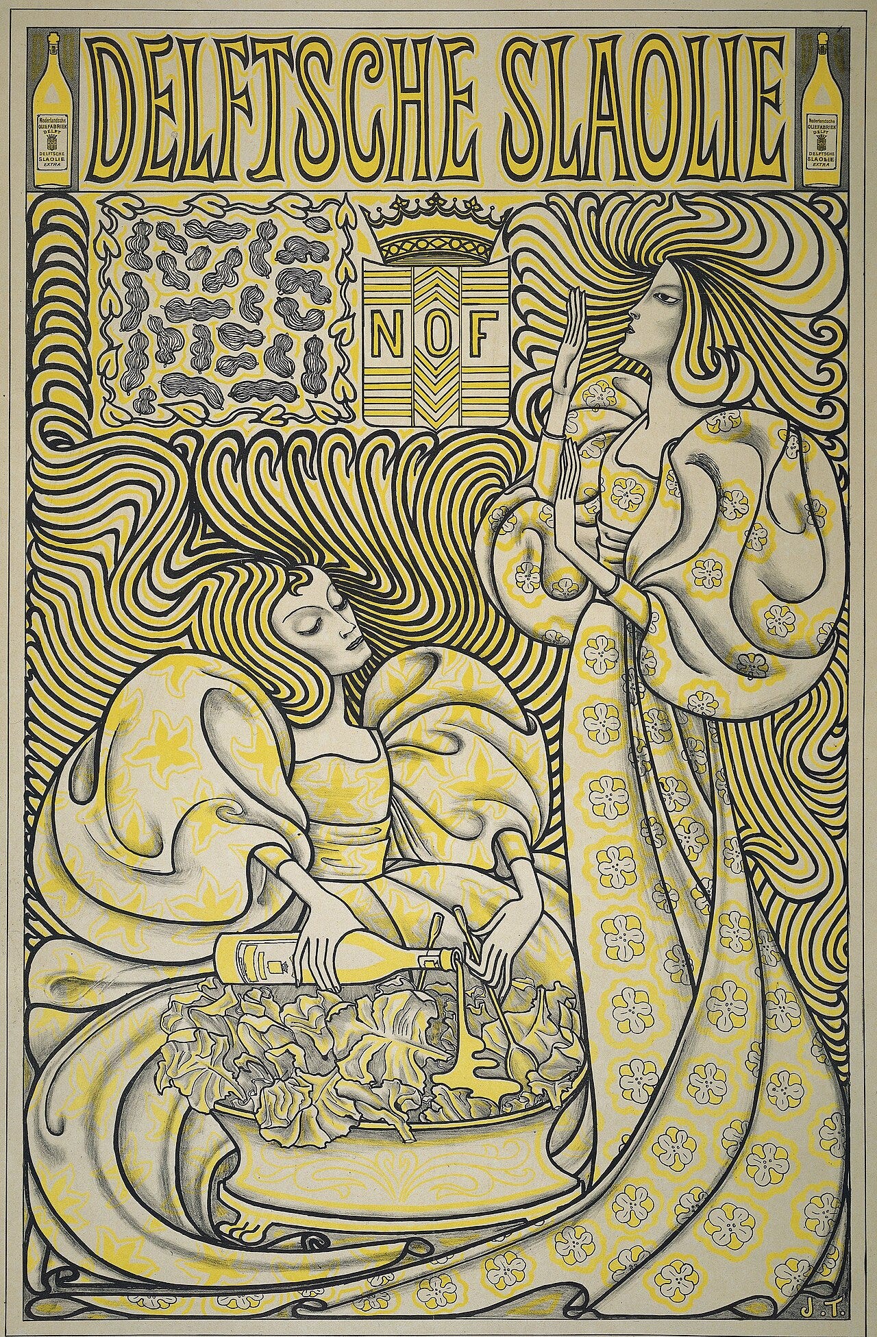 Jan Toorop, Delftsche Slaolie, 1894 Jan Toorop, Delftsche Slaolie, 1894
