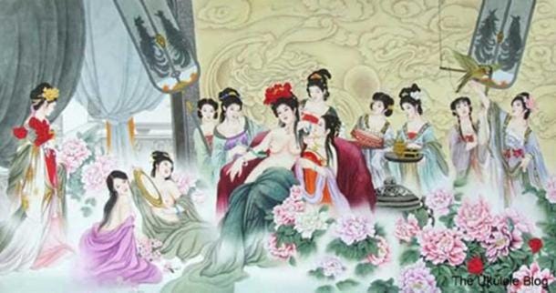 Chinese concubines. Chinese concubines.