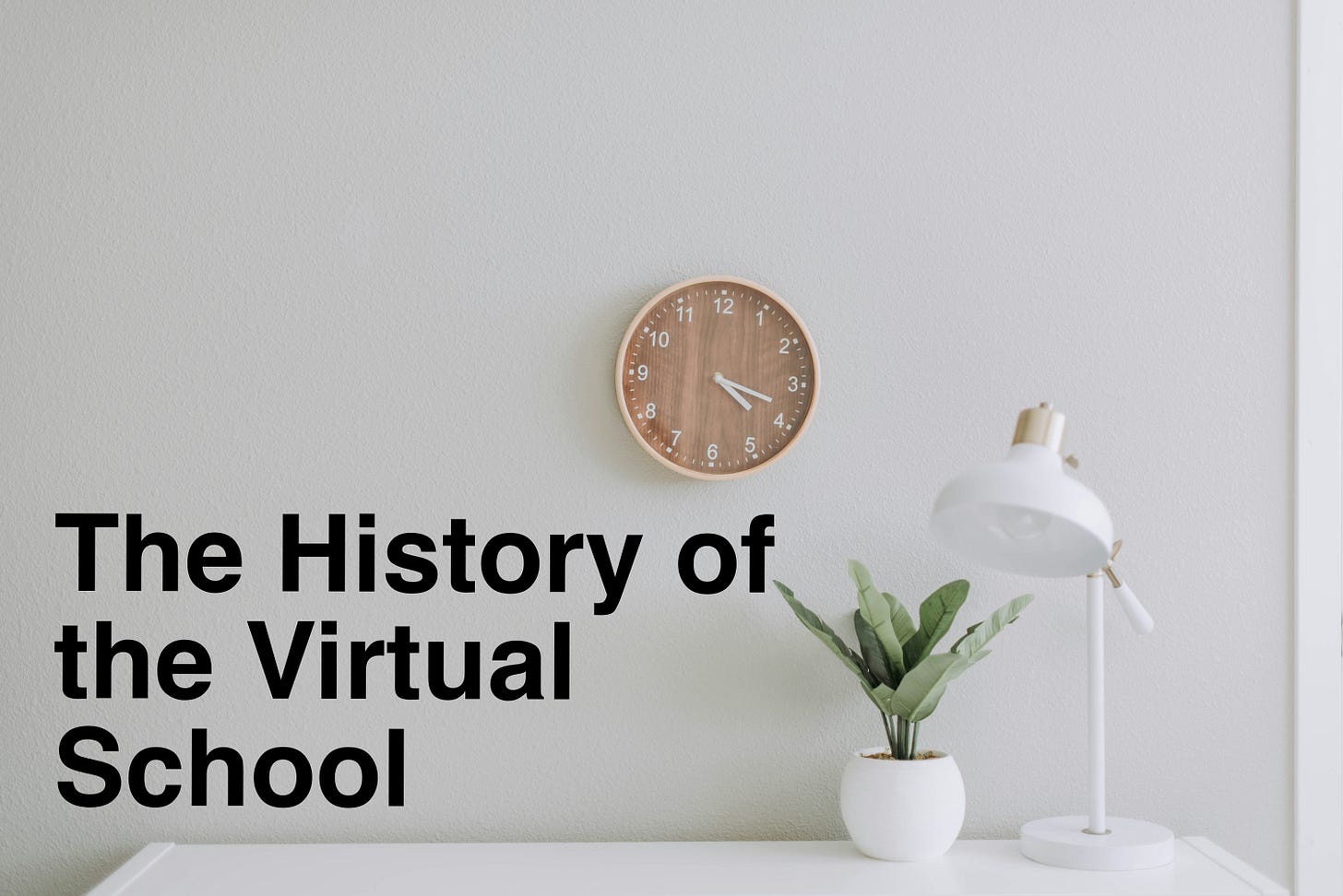 History of the virtual school