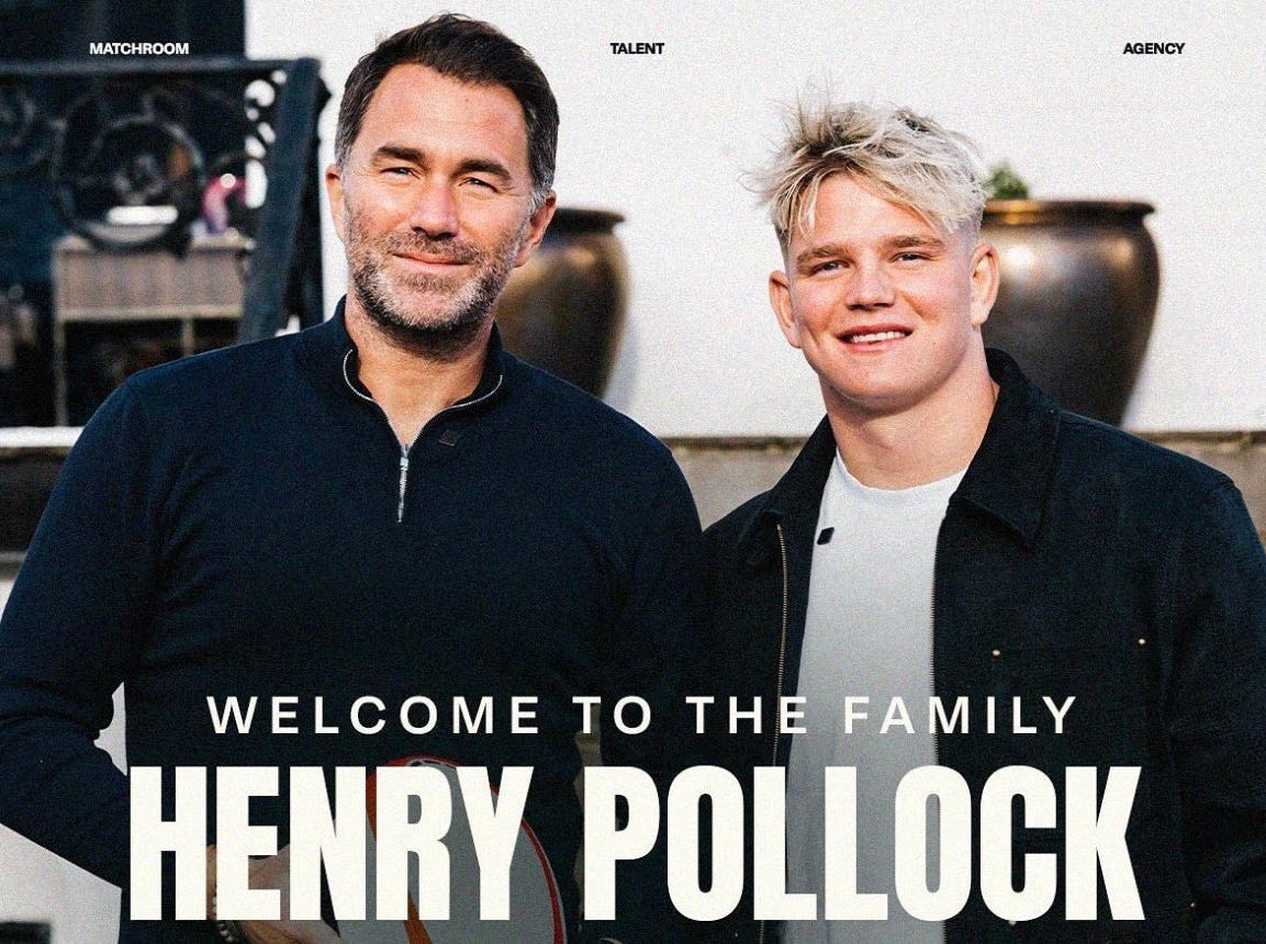 Club Rugby | Henry Pollock joins Eddie Hearn's Matchroom stable Club Rugby | Henry Pollock joins Eddie Hearn's Matchroom stable