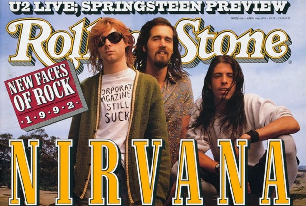 nirvana cover 1992