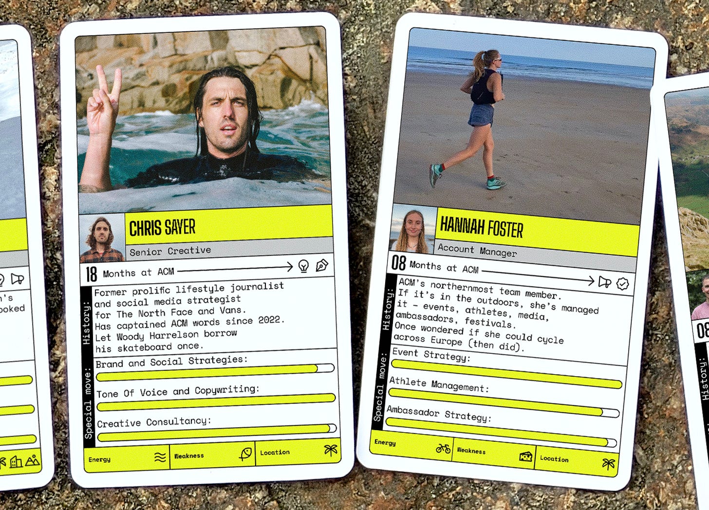 All Conditions Media action sports comms agency creative events card