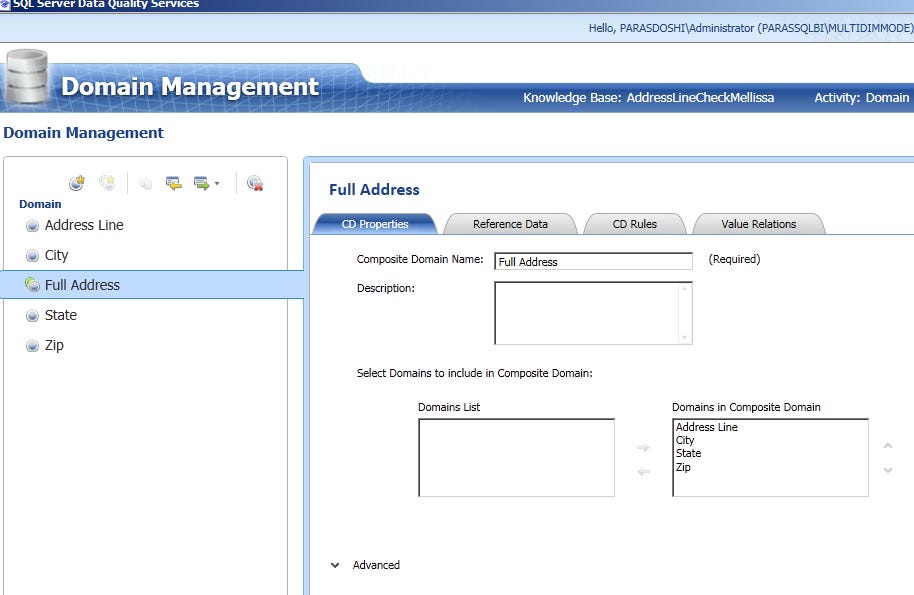 1 SQL server 2012 Data Quality Services Domain Management 1 SQL server 2012 Data Quality Services Domain Management
