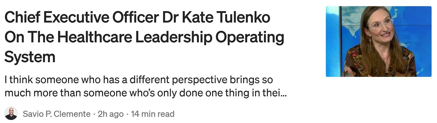 Dr. Kate Tulenko, CEO of Corvus Health, interviewed in Authority Magazine on healthcare leadership challenges