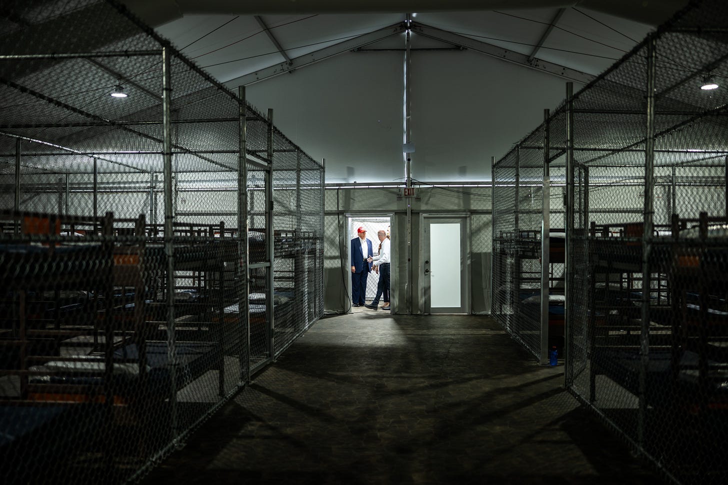 President Trump tours detainee housing at Florida's "Alligator Alcatraz" (July 1, 2025) President Trump tours detainee housing at Florida's "Alligator Alcatraz" (July 1, 2025)