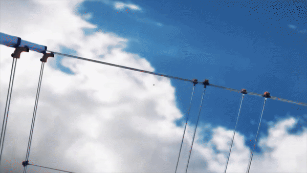 A render of a Long March 10A booster being caught on a floating platform via tensioned wires. A render of a Long March 10A booster being caught on a floating platform via tensioned wires.