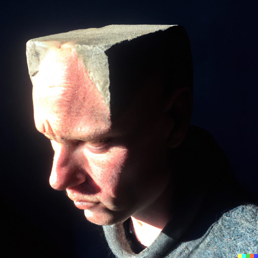 guy is a total block head : r/dalle2