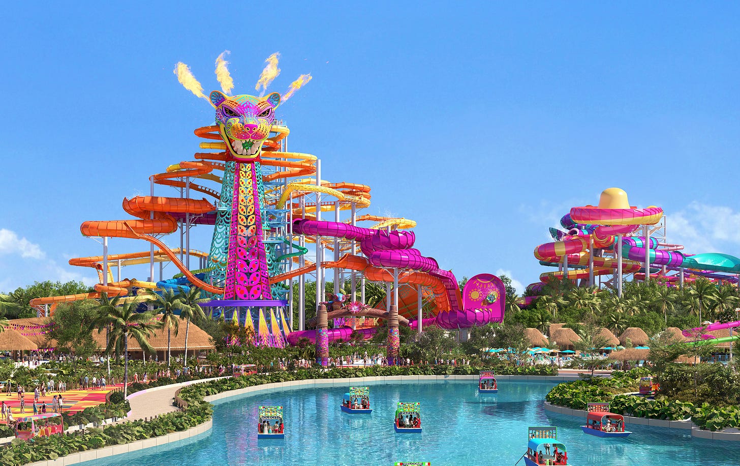 Perfect Day Mexico water park slides