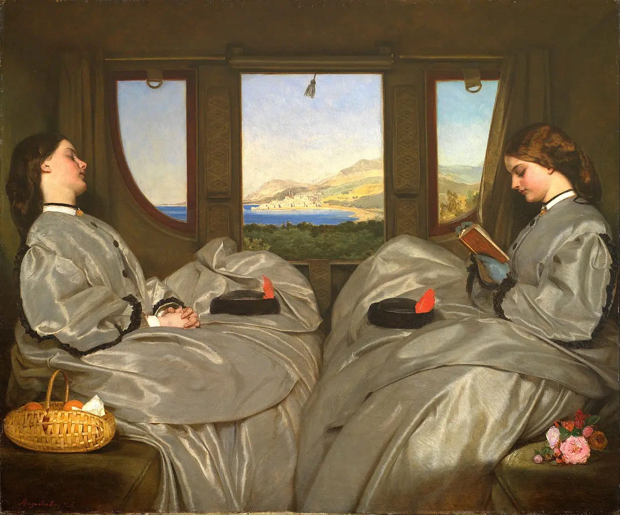 The Travelling Companions (Augustus Leopold Egg, 1862)