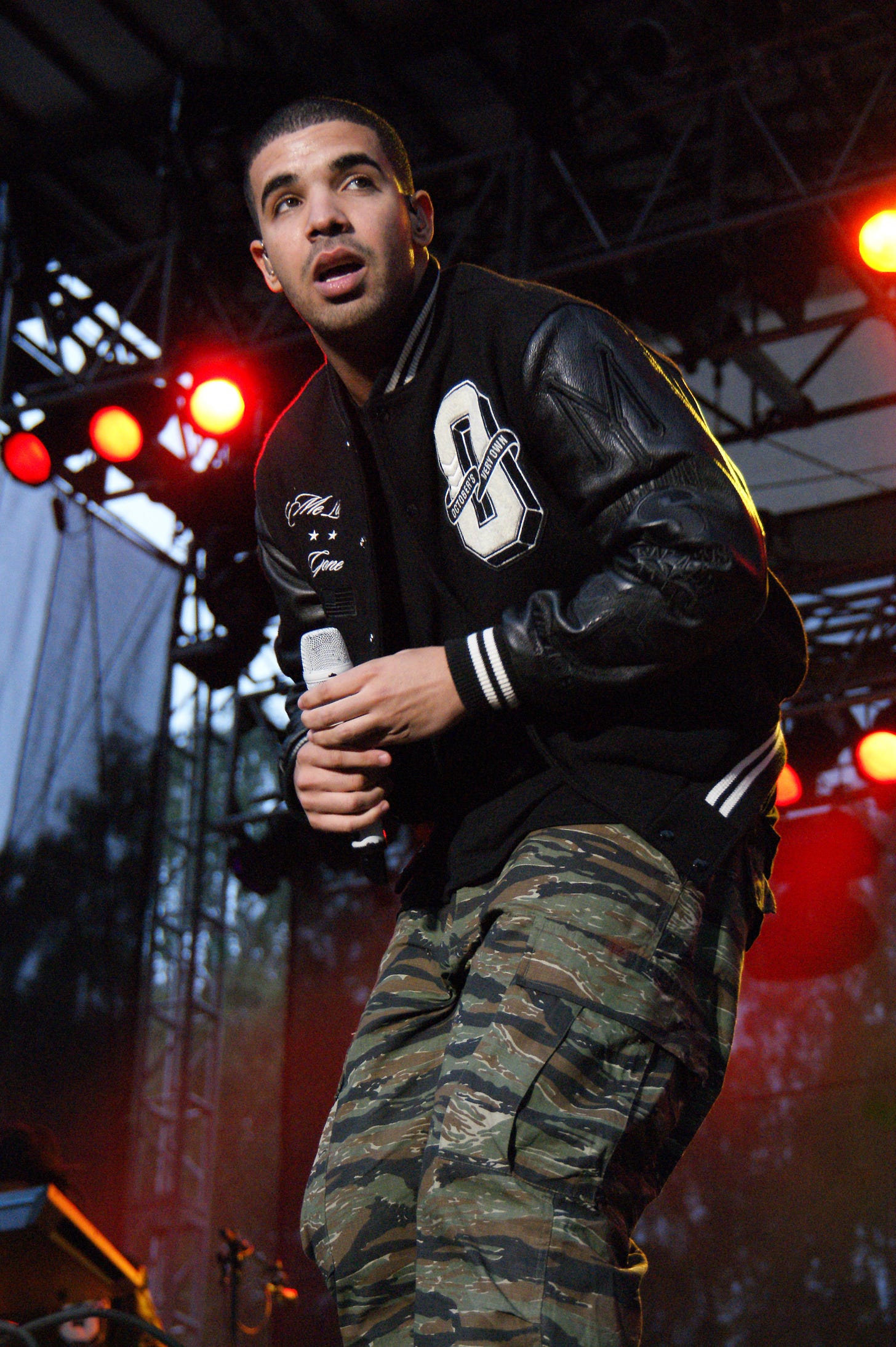 Rapper Drake in concert in 2010 Rapper Drake in concert in 2010