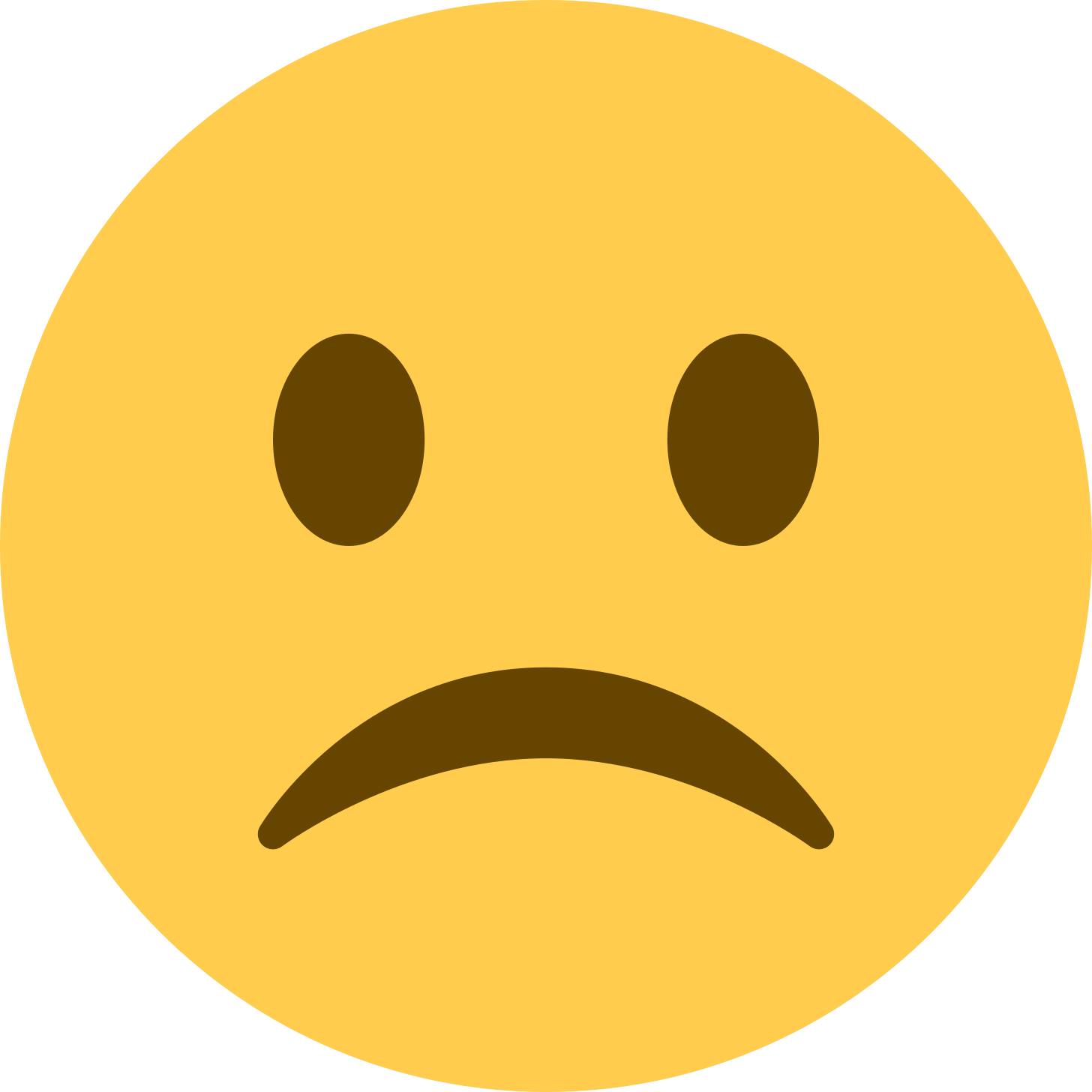 Frowning face