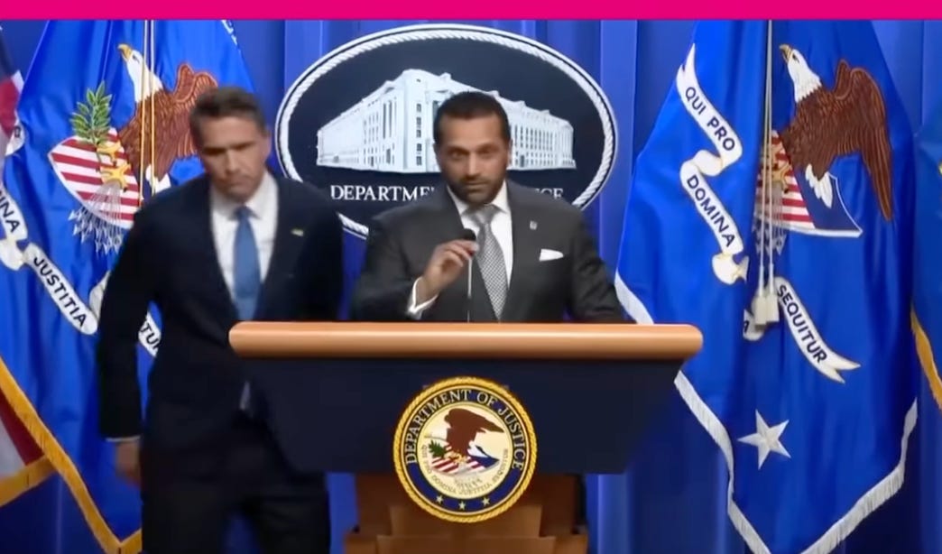 Kash Patel Is A Sober, Cool Dude Who Files Reasonable Lawsuits And Has Sex