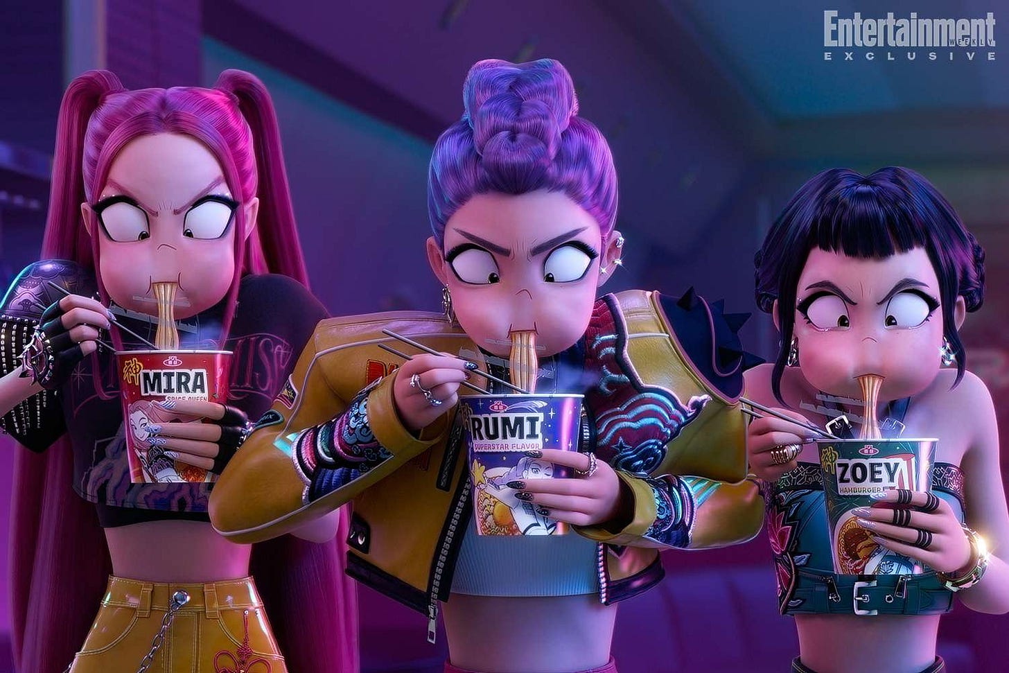 'KPop Demon Hunters' trailer reveals a fiend-fighting girl group ...