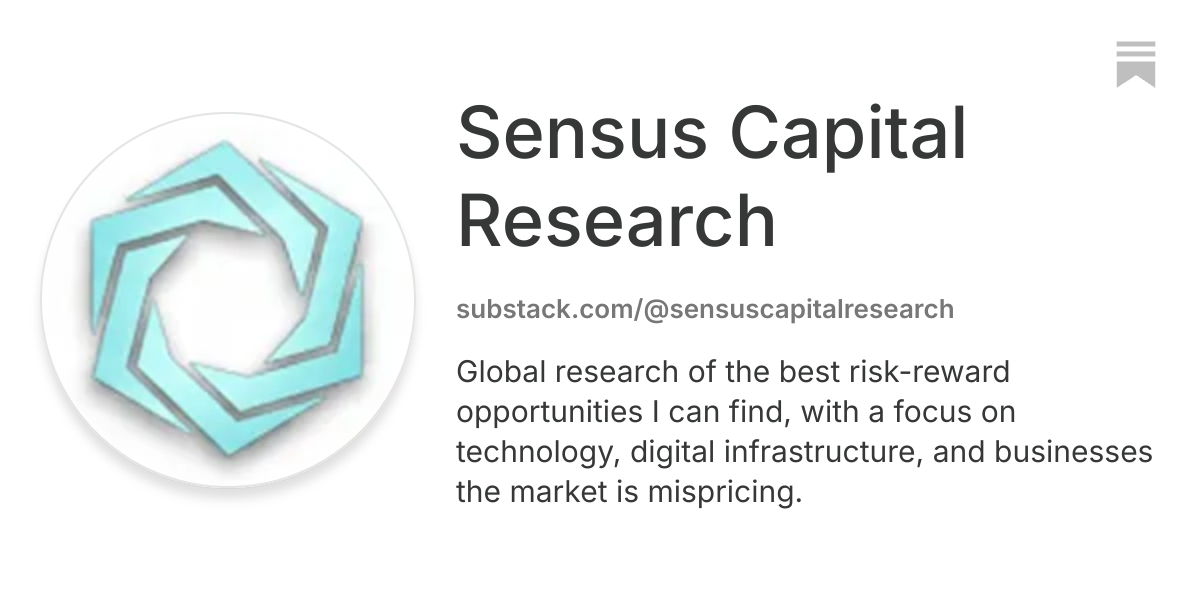 Sensus Capital Research | Substack