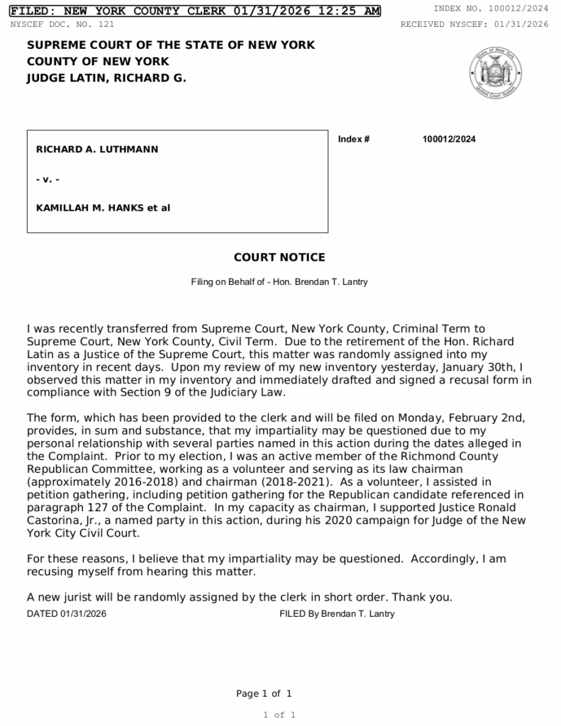 A Gem Amidst the Rot: New York’s corrupt courts, rogue judges, compromised ethics watchdog - where one jurist did the right thing for justice