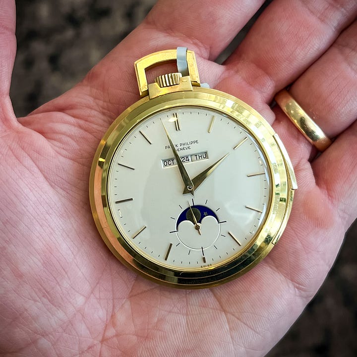 Patek pocket watches ref. 844 and ref. 703