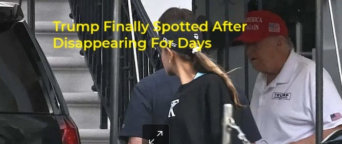 Trump Hasn’t Been Seen In Public In Nearly A Week As Frail President Vanishes