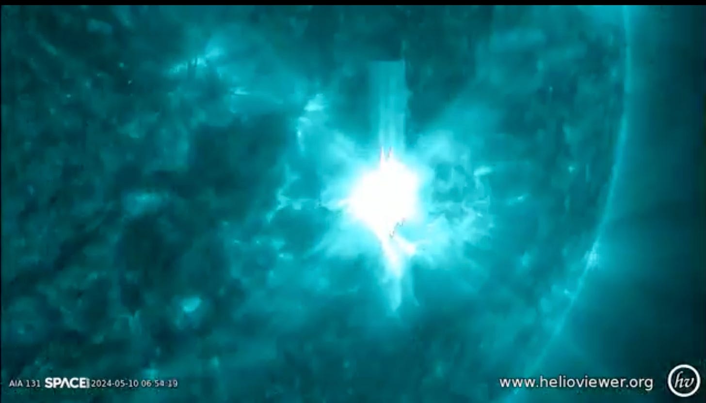 Genesis Solar Flare Image