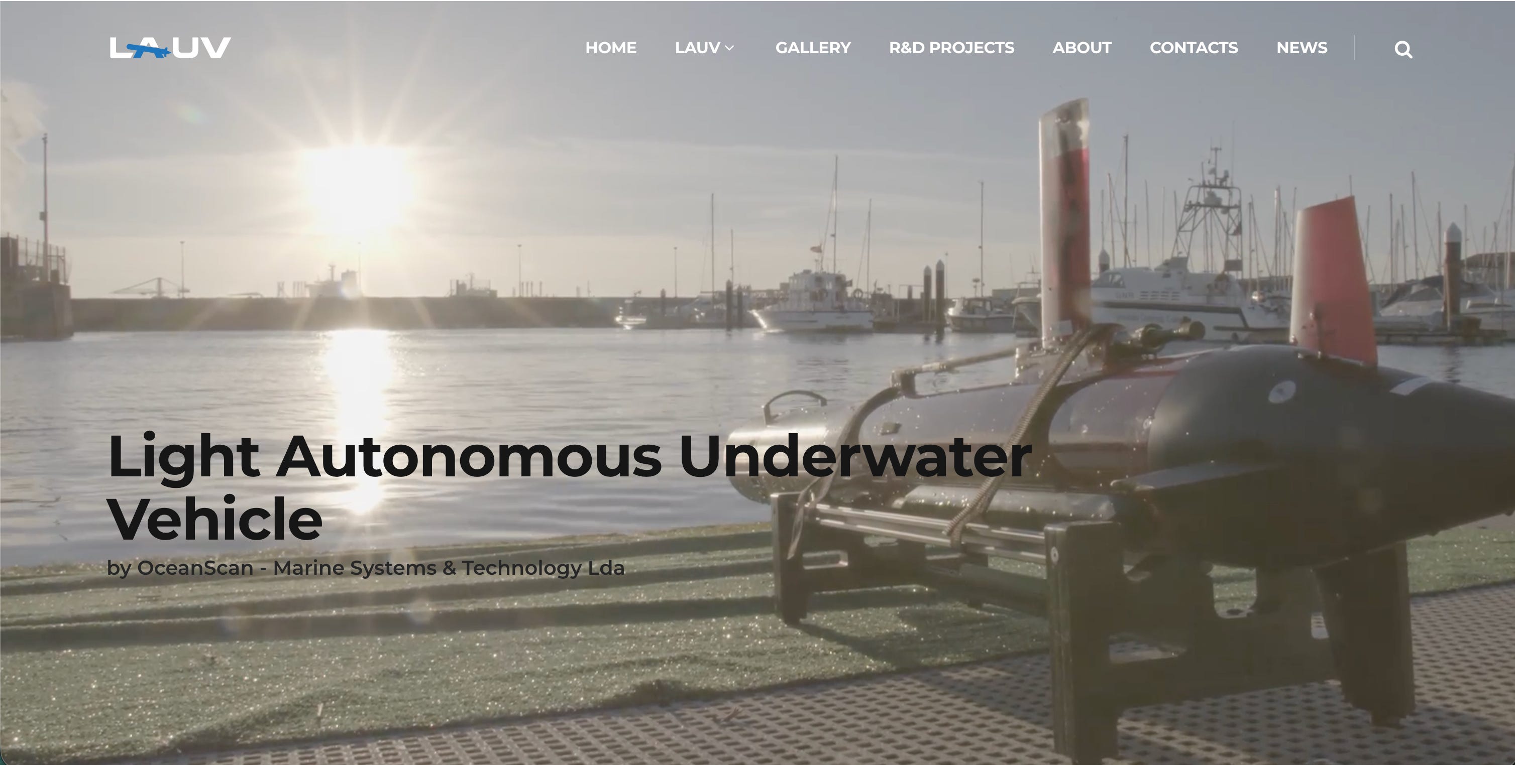 Sea Scan Boat OceanScan — Light Autonomous Underwater Vehicles for Maritime Security ...