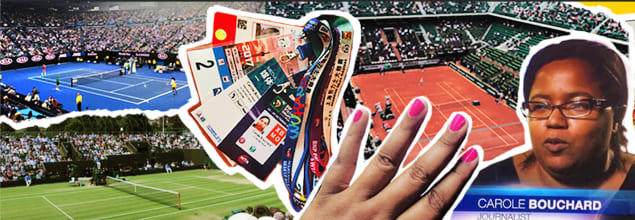 Tennis Sweet Spot by Carole Bouchard