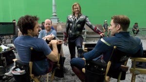 Film crew on the Avengers Film crew on the Avengers