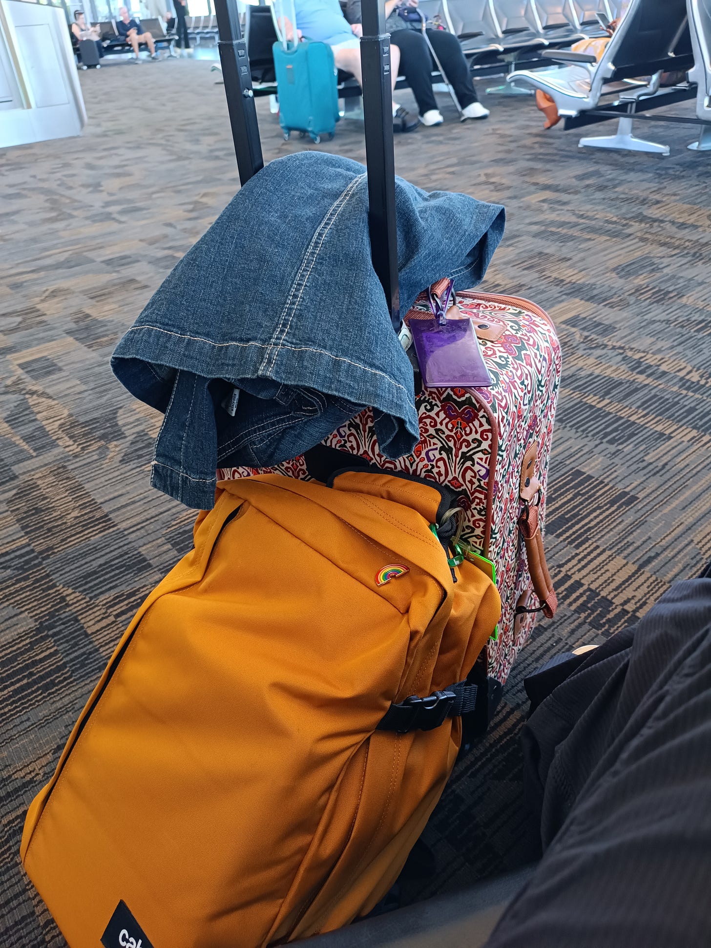 Luggage at the Tampa airport