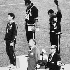 The Black Fists Protest - Picturing Black History The Black Fists Protest - Picturing Black History