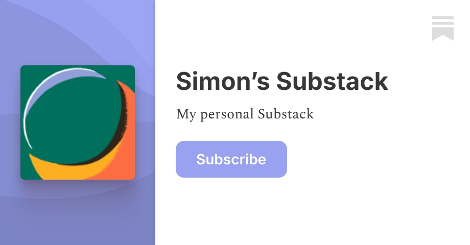 Simon’s Substack | Substack