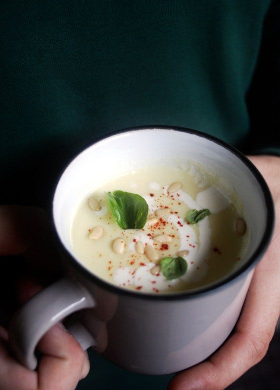 creamy leek and potato soup