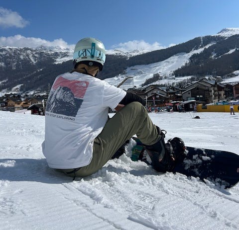 Snowboard in Livigno
