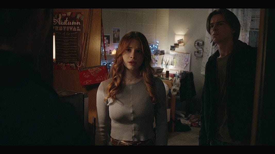 Stella and Augie open door to Witt on Walker set 4.04. Stella and Augie open door to Witt on Walker set 4.04.