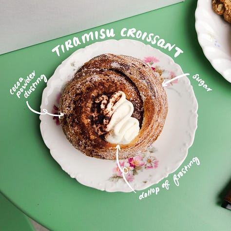 Wheatberry Bakeshop Tiramisu Croissant