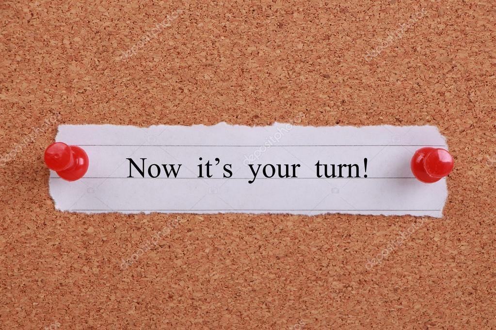 Now it&#39;s your turn Stock Photo by ©ChristianChan 57867099
