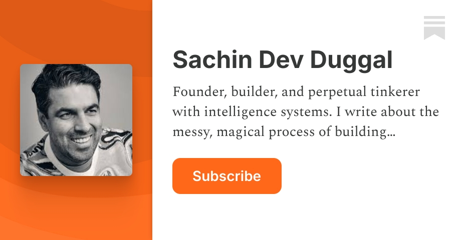 Sachin Dev Duggal | Substack