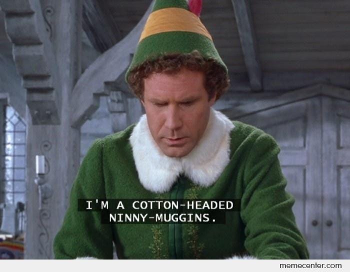 On being a cotton-headed ninny-muggins - Extra Black Olives On being a cotton-headed ninny-muggins - Extra Black Olives