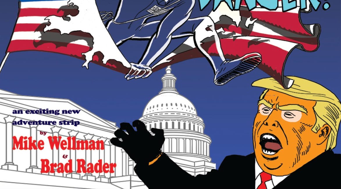 A SHADOW CALLED DANGER! + TOM & DICKless HARRY - SerioComics 66 + Q&A with Brad Rader