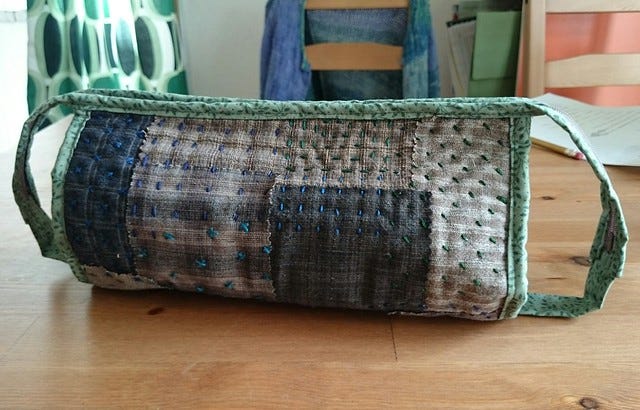 sashiko washbag sashiko washbag