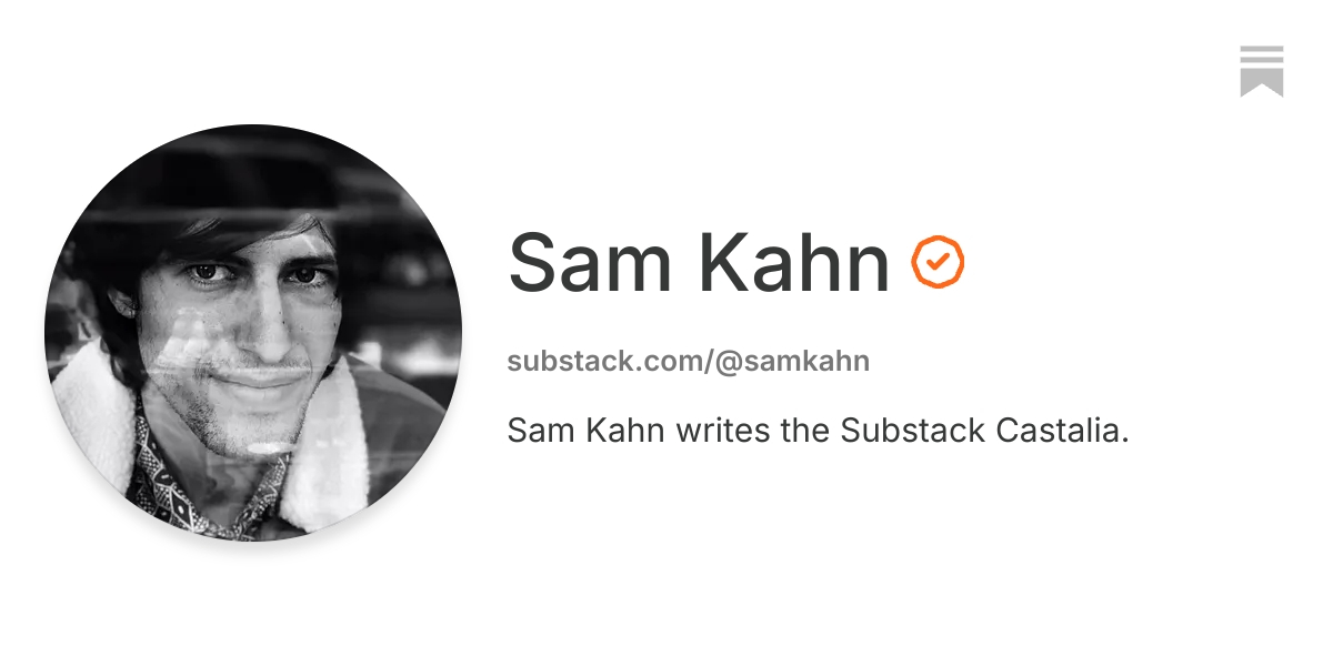 Sam Kahn | Substack