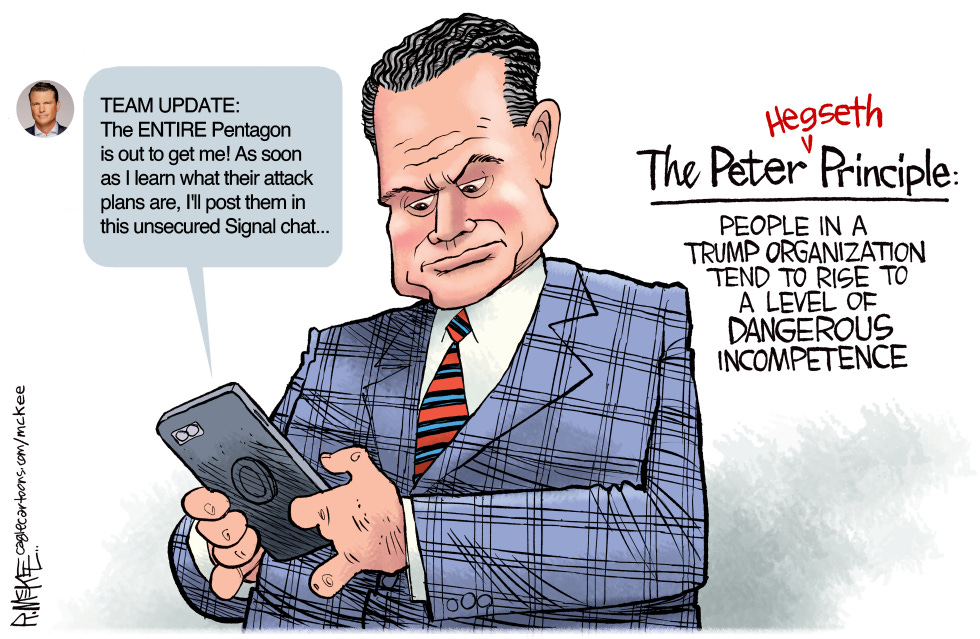 Pete Hegseth Cartoons