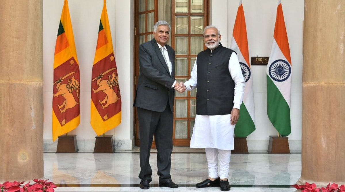 PM Modi, Lankan PM Ranil Wickremesinghe discuss India-assisted development  projects - The Statesman