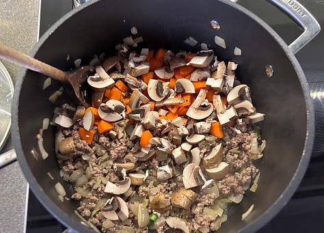 Ingredients and Steps to creating a hot pot