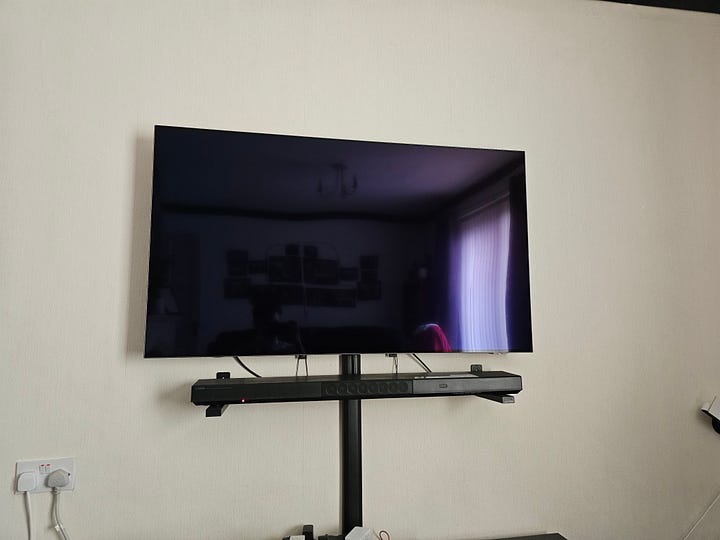 A comparison of screen size in my vision.