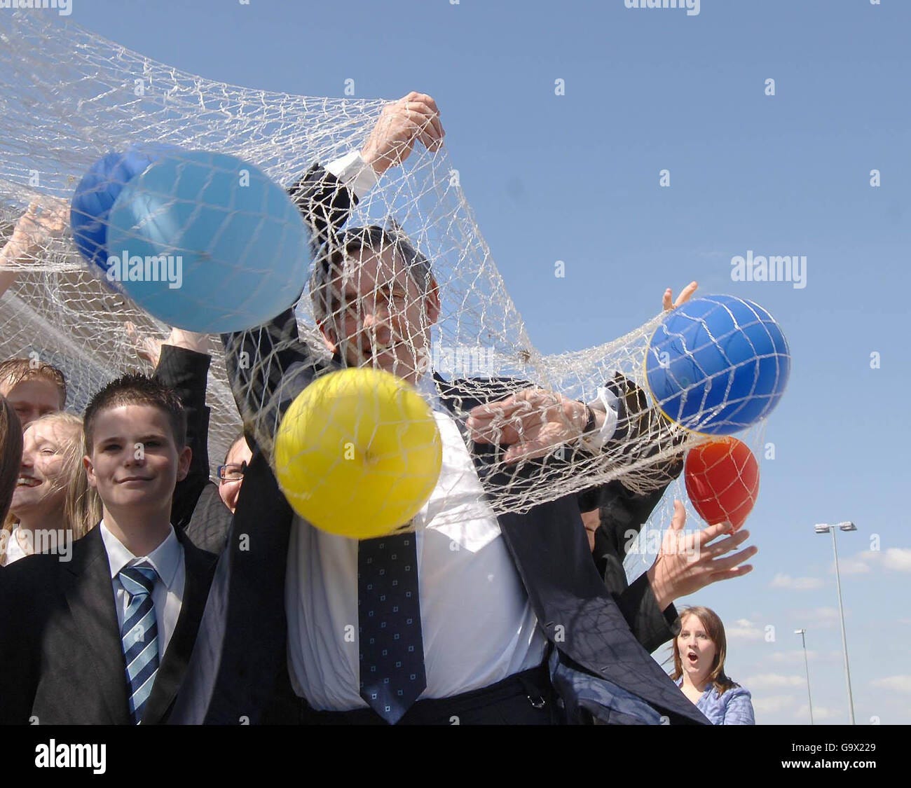 Brown opens sheffield school hi-res stock photography and images - Alamy