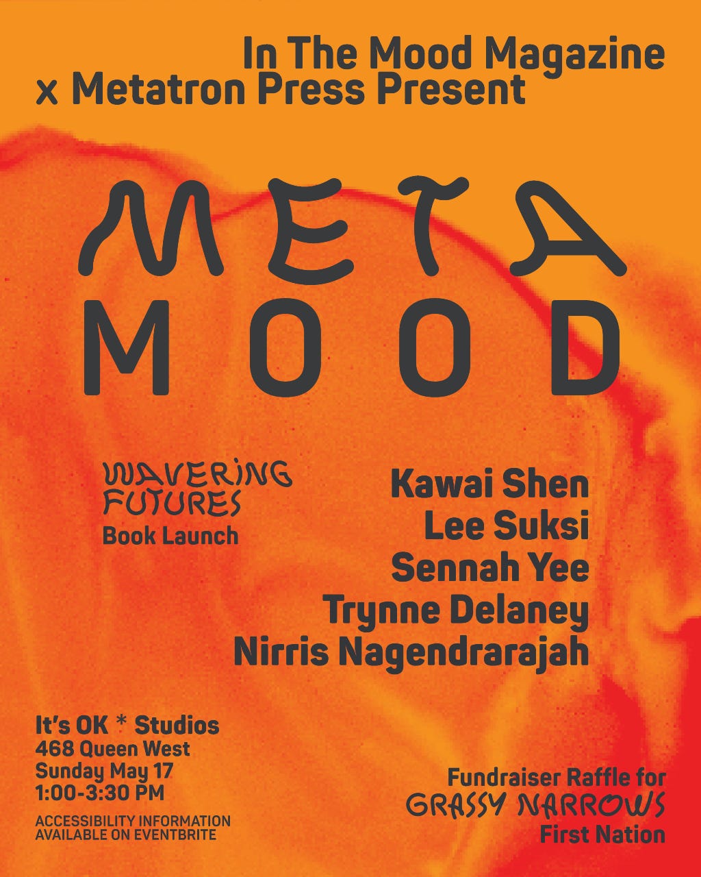 Event poster with info and lineup