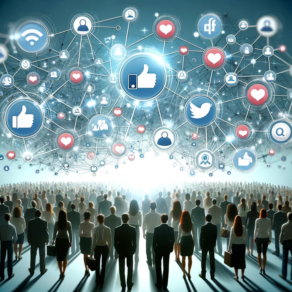 Un monde régie par des interactions autour des réseaux sociaux